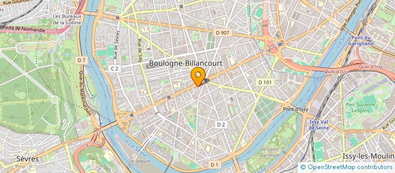 localisation de l'entreprise MONSIEUR STEPHANE THOUIN à BOULOGNE-BILLANCOURT