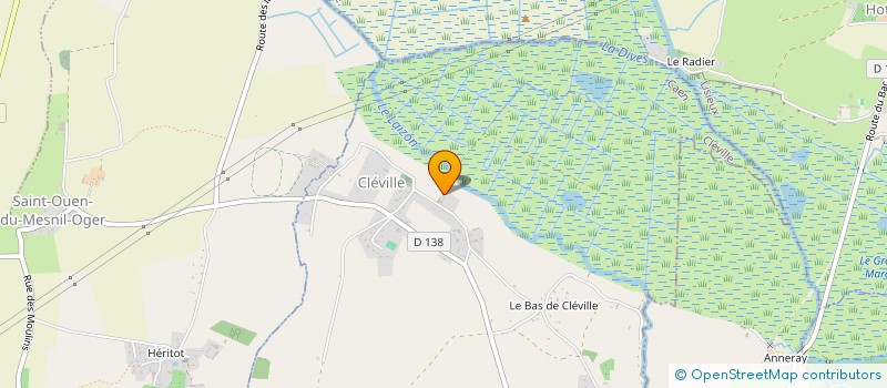 localisation de l'entreprise MONSIEUR STEPHANE TILLEAUX  MOULT-CHICHEBOVILLE