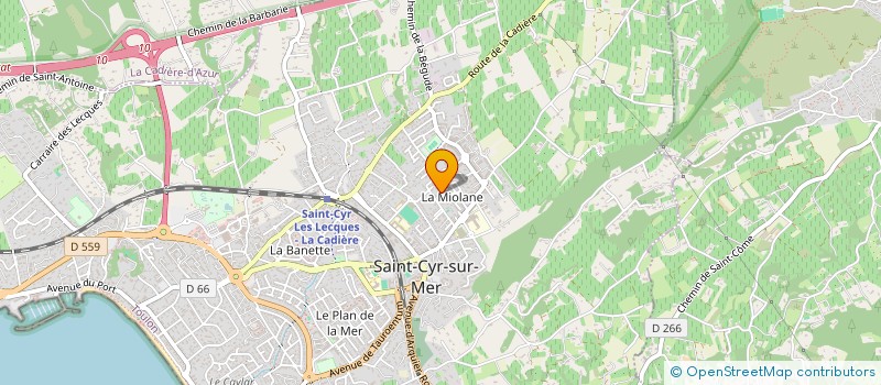 localisation de l'entreprise MONSIEUR STEPHANE TILLET à SAINT-CYR-SUR-MER