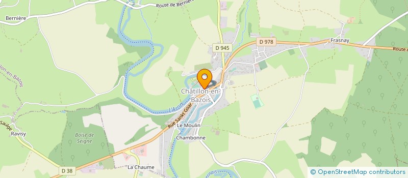 localisation de l'entreprise MONSIEUR STEPHANE TINSEAU à CHATILLON-EN-BAZOIS
