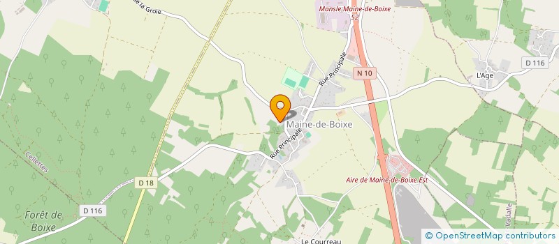 localisation de l'entreprise MONSIEUR STEPHANE TIPHONNET  MAINE-DE-BOIXE