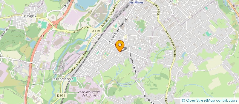 localisation de l'entreprise MONSIEUR STEPHANE TISSIER à MONTCEAU-LES-MINES