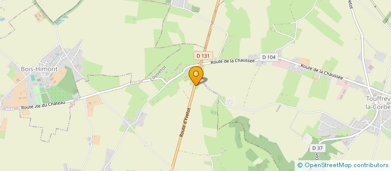 localisation de l'entreprise MONSIEUR STEPHANE TOPSENT  LOUVETOT