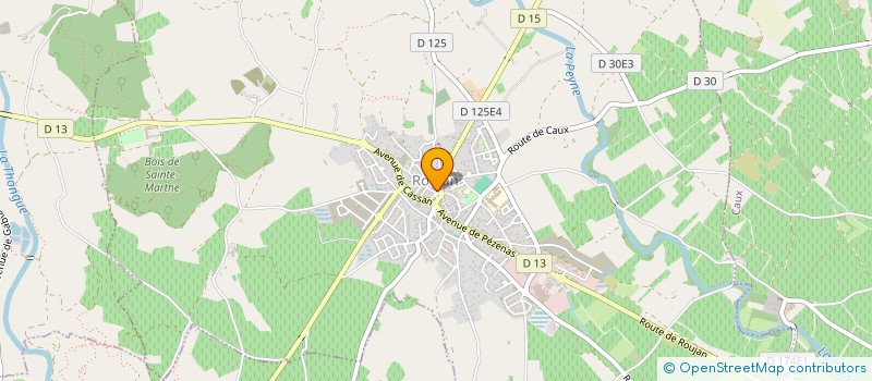 localisation de l'entreprise MONSIEUR STEPHANE TORALDO  ROUJAN