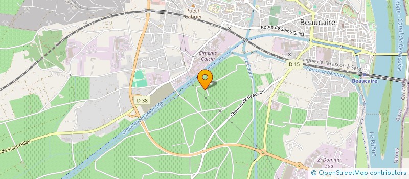 localisation de l'entreprise MONSIEUR STEPHANE TORRES  BEAUCAIRE