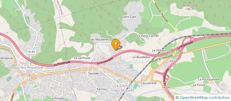 localisation de l'entreprise MONSIEUR STEPHANE TORTELIER-GAMBIRASIO  BRIGNOLES