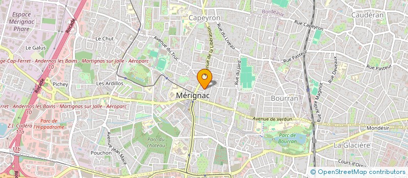 localisation de l'entreprise MONSIEUR STEPHANE TOSON  MERIGNAC