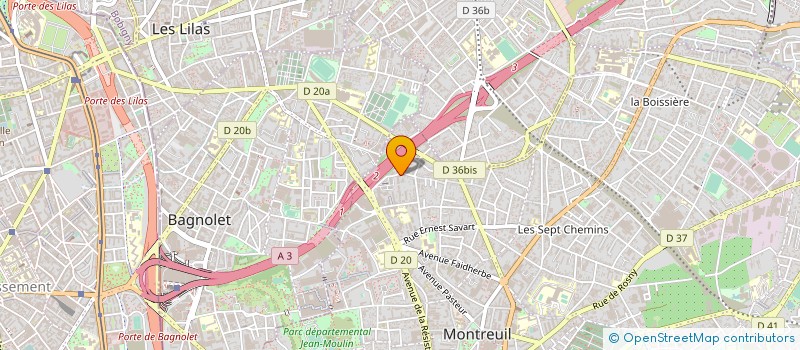localisation de l'entreprise MONSIEUR STEPHANE TOUBIANA à MONTREUIL