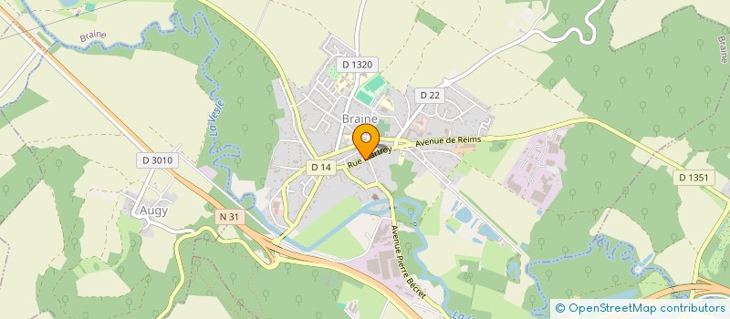 localisation de l'entreprise MONSIEUR STEPHANE TOURTEAUX  BRAINE