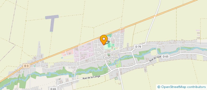 localisation de l'entreprise MONSIEUR STEPHANE TOUSSAINT  COURTISOLS