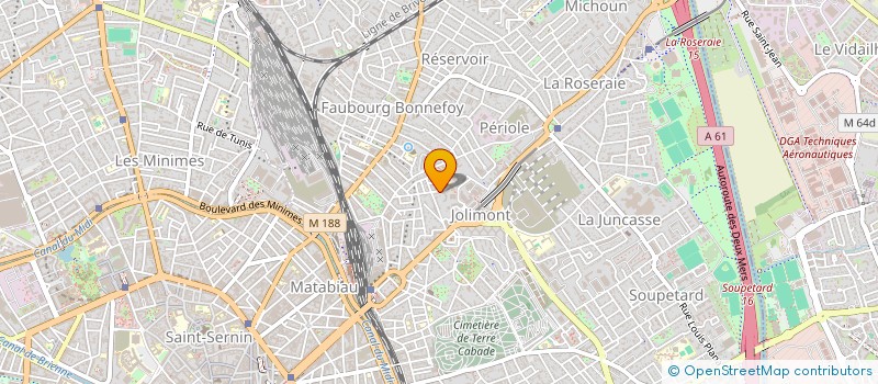 localisation de l'entreprise MONSIEUR STEPHANE TRAULLE à TOULOUSE