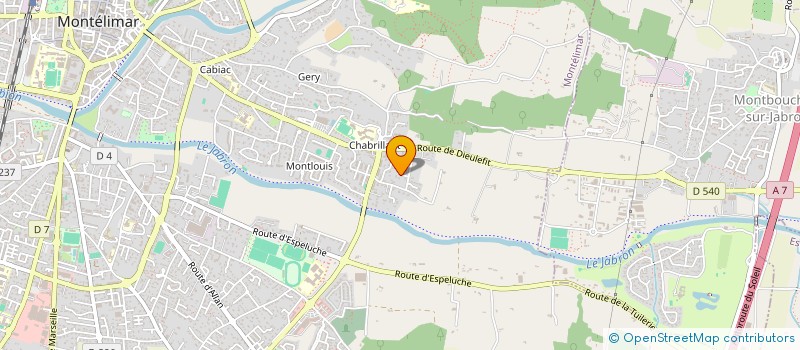 localisation de l'entreprise MONSIEUR STEPHANE TRAVERSAZ  MONTELIMAR