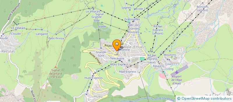 localisation de l'entreprise MONSIEUR STEPHANE TRESAL-MAUROZ  HUEZ