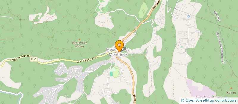 localisation de l'entreprise MONSIEUR STEPHANE TRETOLA  MEOUNES-LES-MONTRIEUX