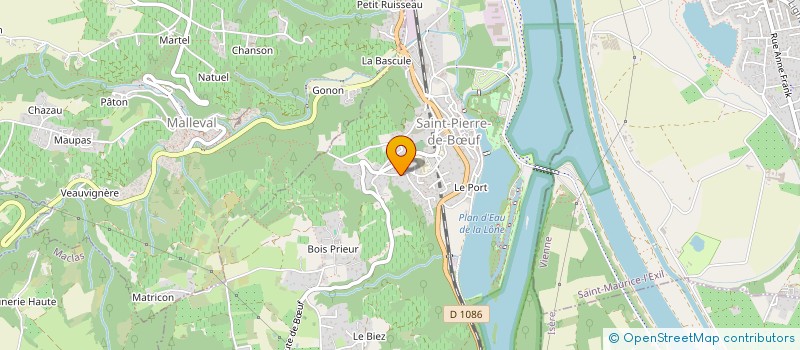 localisation de l'entreprise MONSIEUR STEPHANE TRICOCHE  SAINT-PIERRE-DE-BUF