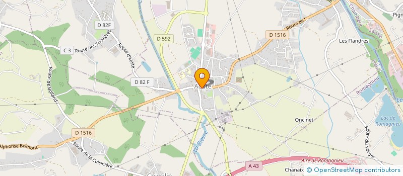 localisation de l'entreprise MONSIEUR STEPHANE TRILLAT-RABILLOUD  AOSTE