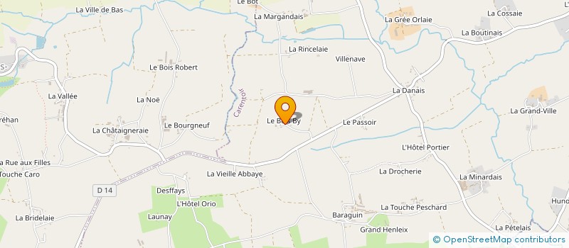 localisation de l'entreprise MONSIEUR STEPHANE TROCHET  CARENTOIR