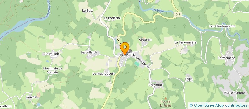 localisation de l'entreprise MONSIEUR STEPHANE TRONCARD  ST MARTIN STE CATHERINE