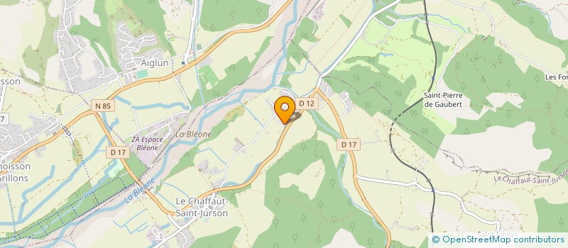 localisation de l'entreprise MONSIEUR STEPHANE TRONCHE  LE CHAFFAUT-SAINT-JURSON