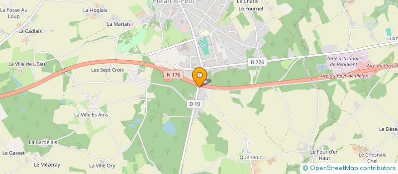 localisation de l'entreprise MONSIEUR STEPHANE TROTEL  PLELAN-LE-PETIT