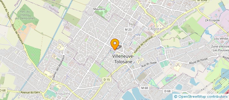 localisation de l'entreprise MONSIEUR STEPHANE TROUILLE à VILLENEUVE-TOLOSANE