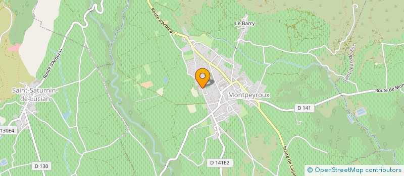 localisation de l'entreprise MONSIEUR STEPHANE TROUSSIER  MONTPEYROUX