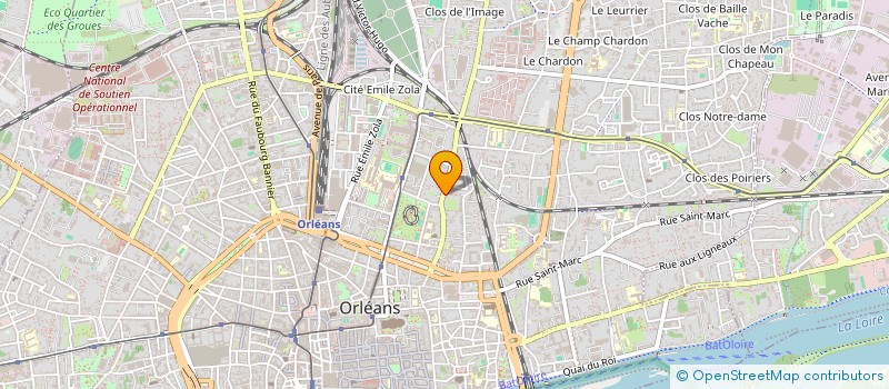 localisation de l'entreprise MONSIEUR STEPHANE TSHATSHO  ORLEANS