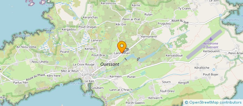localisation de l'entreprise MONSIEUR STEPHANE TURUBAN à OUESSANT