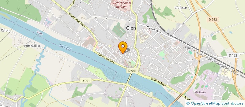 localisation de l'entreprise MONSIEUR STEPHANE TYLCZAK à GIEN