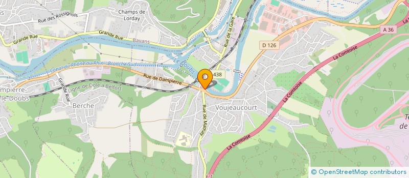 localisation de l'entreprise MONSIEUR STEPHANE TYROLE  VOUJEAUCOURT