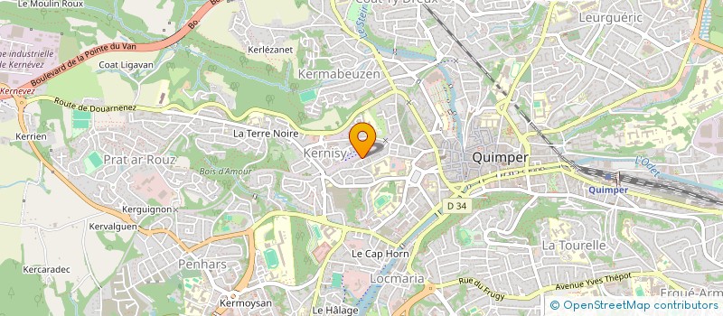 localisation de l'entreprise MONSIEUR STEPHANE UGUEN à QUIMPER