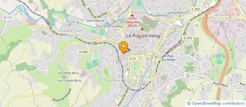 localisation de l'entreprise MONSIEUR STEPHANE URBAIN  LE PUY-EN-VELAY