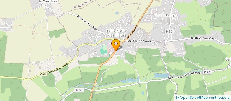 localisation de l'entreprise MONSIEUR STEPHANE URBAN à SAINT-PIERRE-DES-FLEURS