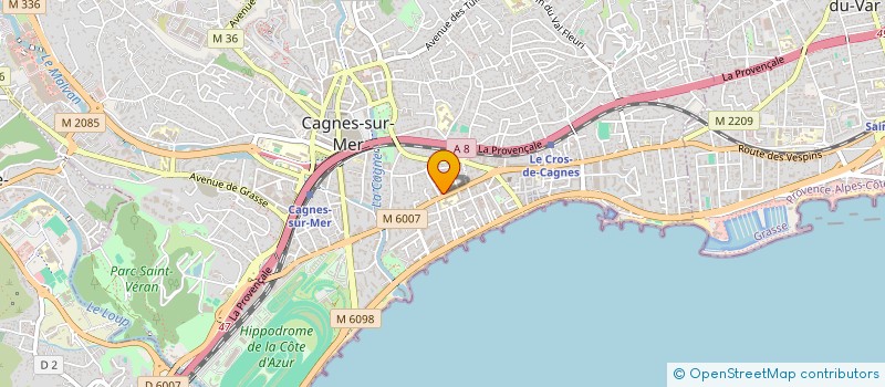 localisation de l'entreprise MONSIEUR STEPHANE URBANCZYK  CAGNES-SUR-MER