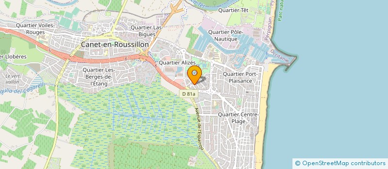 localisation de l'entreprise MONSIEUR STEPHANE URIOS  CANET-EN-ROUSSILLON