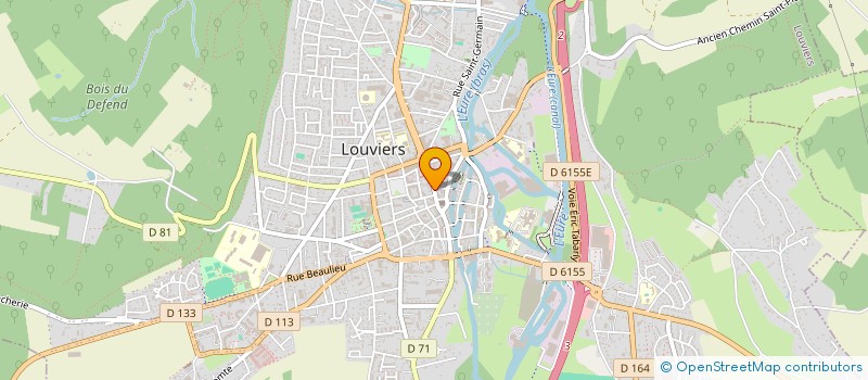 localisation de l'entreprise MONSIEUR STEPHANE URSELY à LOUVIERS