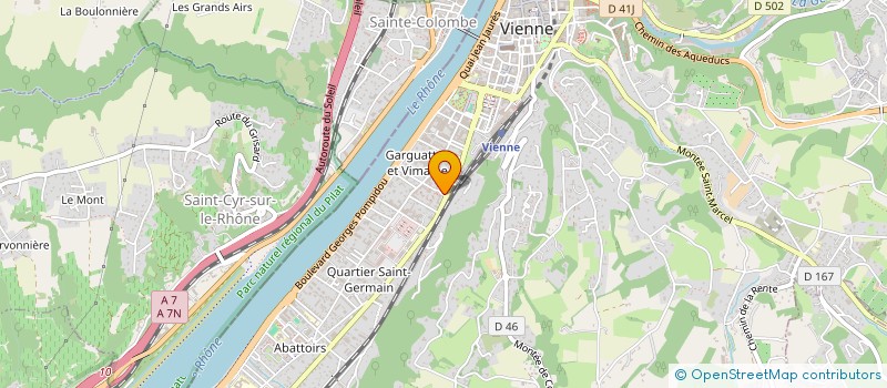 localisation de l'entreprise MONSIEUR STEPHANE UZEL  VIENNE