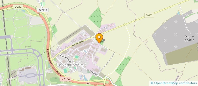 localisation de l'entreprise MONSIEUR STEPHANE VAGNER  LE MESNIL-AMELOT