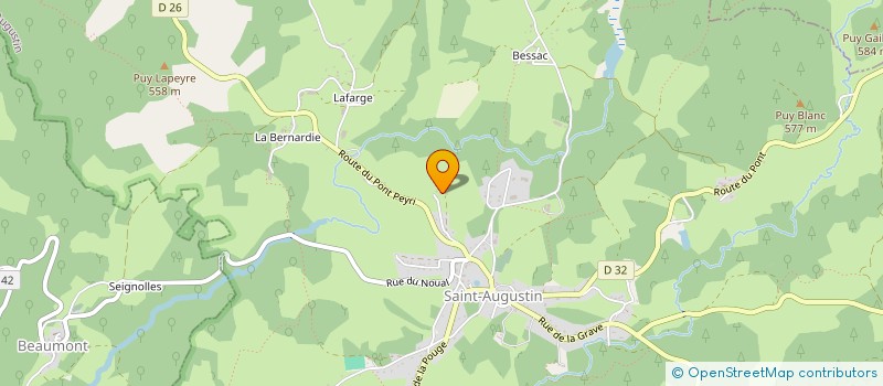 localisation de l'entreprise MONSIEUR STEPHANE VAILLER  CHAUMEIL