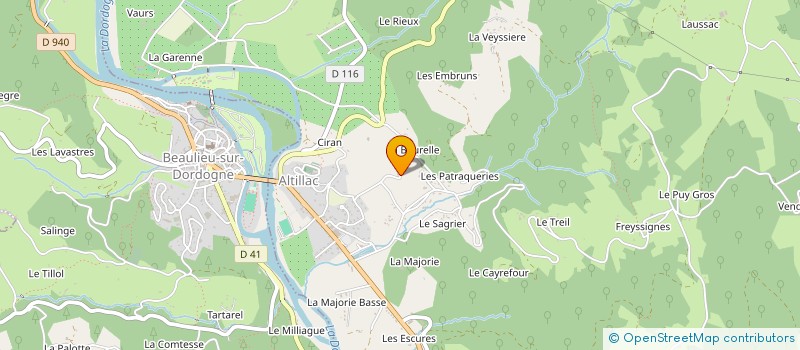 localisation de l'entreprise MONSIEUR STEPHANE VALADE  AUZON