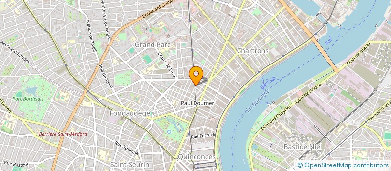 localisation de l'entreprise MONSIEUR STEPHANE VALDENAIRE à BORDEAUX