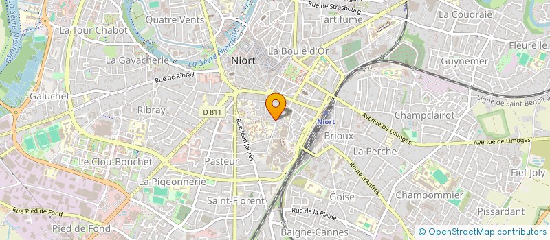 localisation de l'entreprise MONSIEUR STEPHANE VALERIO  NIORT