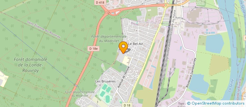 localisation de l'entreprise MONSIEUR STEPHANE VALERY  OISSEL