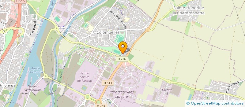 localisation de l'entreprise MONSIEUR STEPHANE VALLAEYS  COLOMBELLES