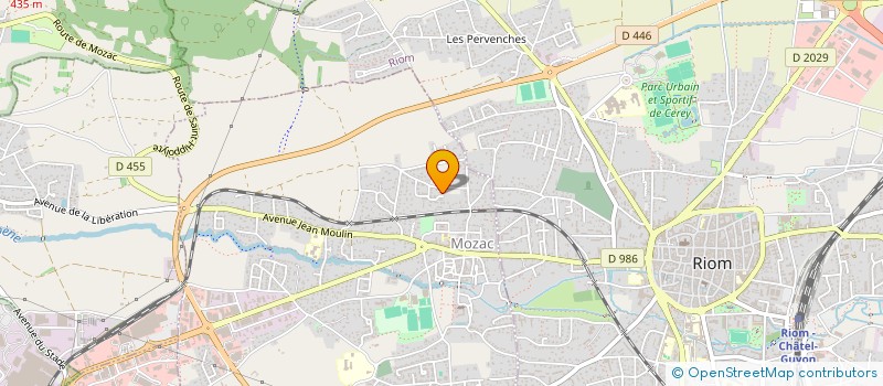 localisation de l'entreprise MONSIEUR STEPHANE VALLAT  MOZAC