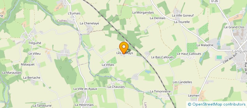 localisation de l'entreprise MONSIEUR STEPHANE VALLEE  LANGUENAN