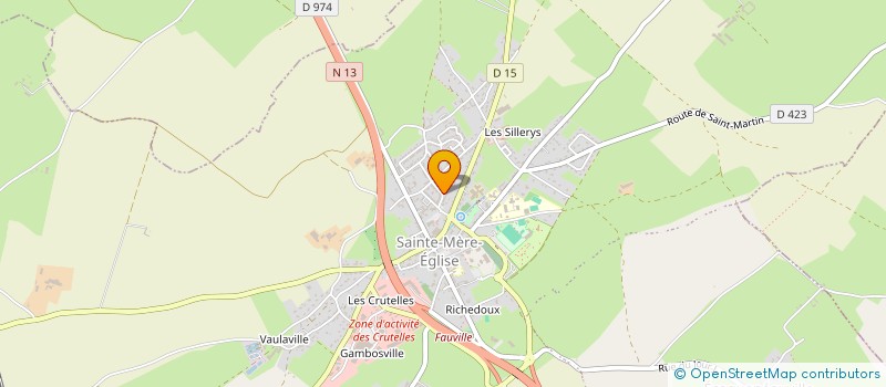 localisation de l'entreprise MONSIEUR STEPHANE VALOGNES  SAINTE-MERE-EGLISE