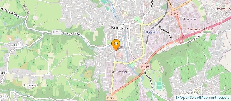 localisation de l'entreprise MONSIEUR STEPHANE VALOTTEAU  BRIGNAIS