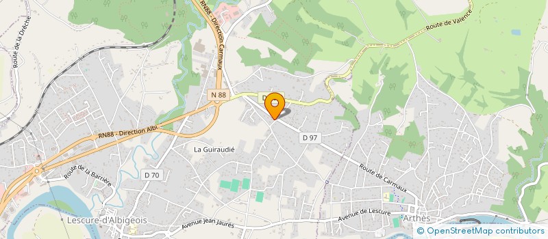 localisation de l'entreprise MONSIEUR STEPHANE VALVERDE  LESCURE-D'ALBIGEOIS