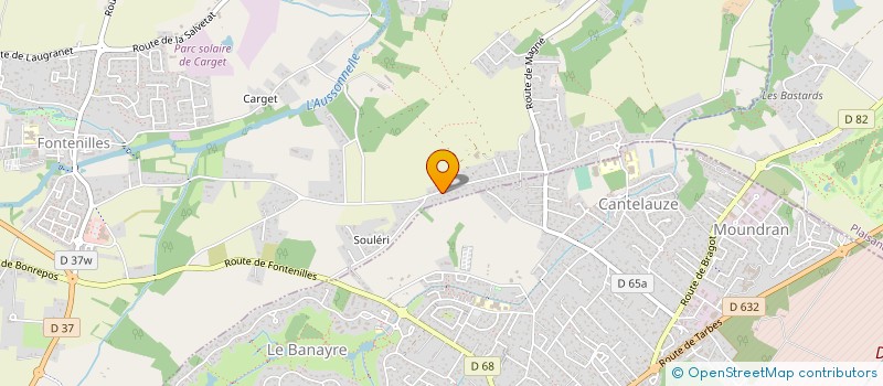 localisation de l'entreprise MONSIEUR STEPHANE VAN BAEVEGHEM  FONTENILLES